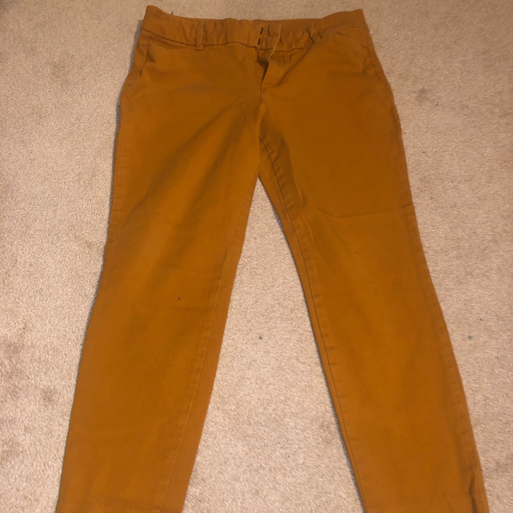 Mustard pants